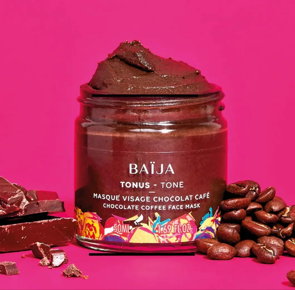 Masque visage chocolat