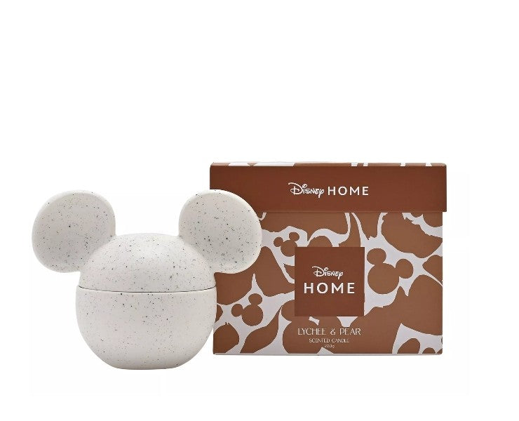 Bougie Mickey Litchi et poire