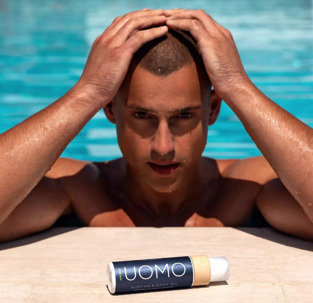 Huile bronzage Homme
