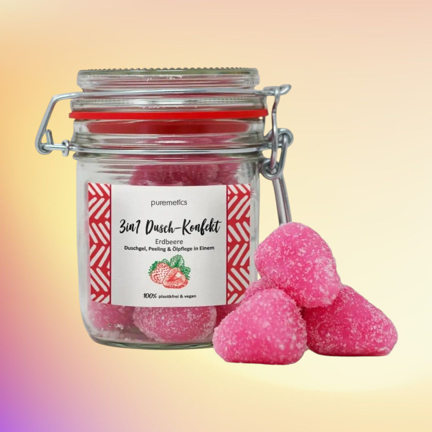 Bonbons de douche Fraise