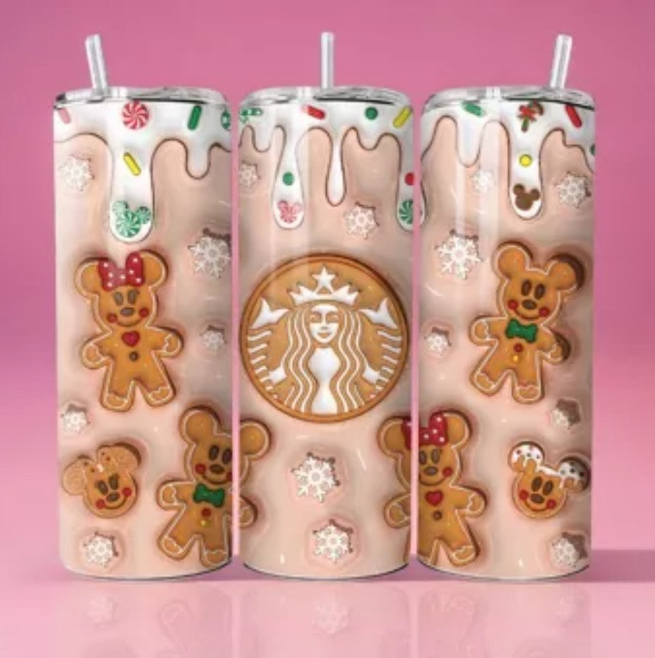 Mickey x Minnie Gingerbread Starbucks - Thermos 590ml
