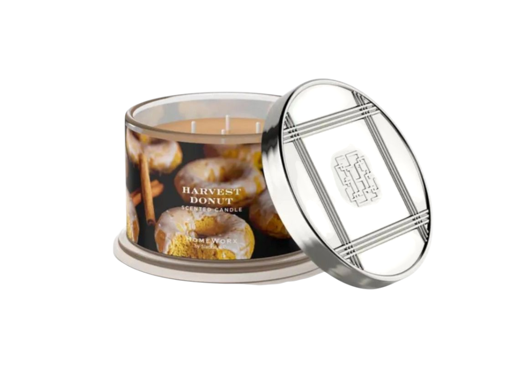 Bougie parfumée à 4 mèches
HOMEWORX HARVEST DONUT 510g